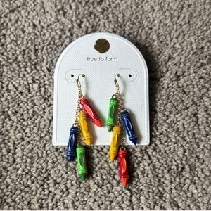 ✨️True To From Crayon Dangling Colorful Crayons 🎁✨️